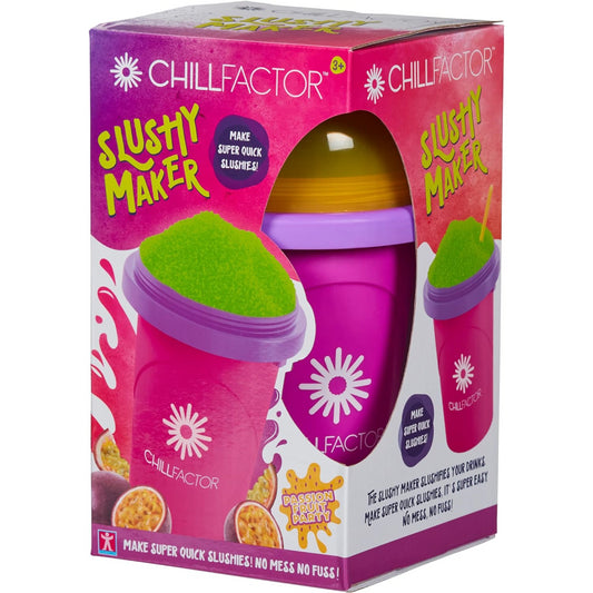 Chillfactor Home Made Squeeze Cup Slushy Maker - Passion Fruit Party