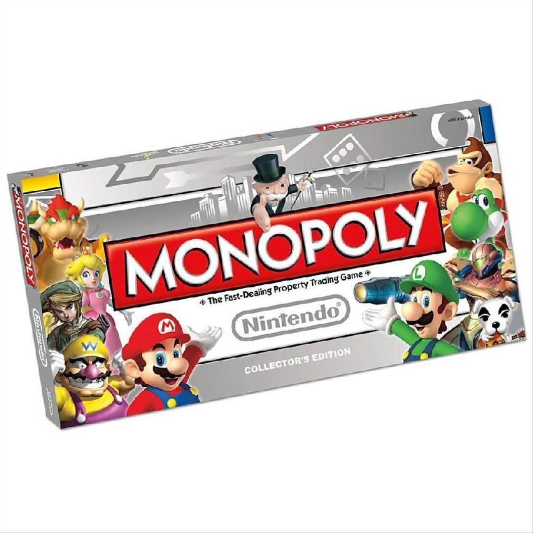 Winning Moves Monopoly Nintendo Board Game - Mario, Zelda, Animal Crossing - Maqio