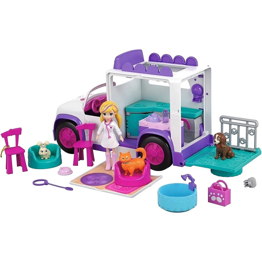 Polly Pocket Cuddle 'n' Care Mobile Vet