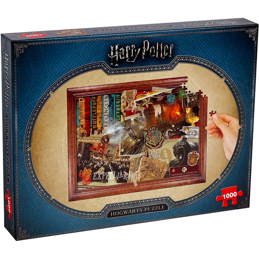 Winning Moves Harry Potter Hogwarts 1000-piece Jigsaw Puzzle - Maqio