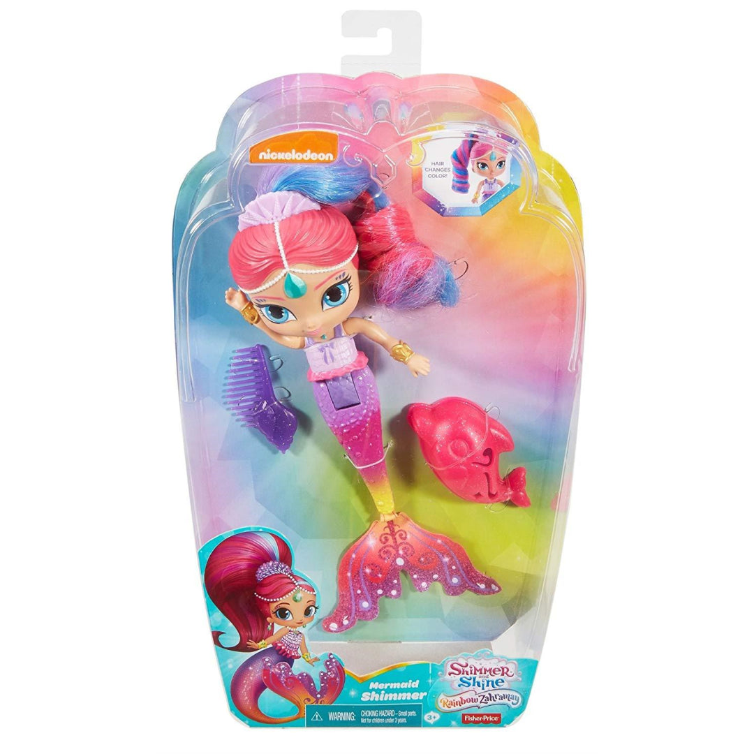 Shimmer and Shine FHN41 Fisher-Price Rainbow Zahramay Mermaid Shimmer - Maqio