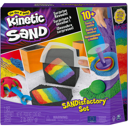 Kinetic SandisFactory Set Coloured & Black Sand