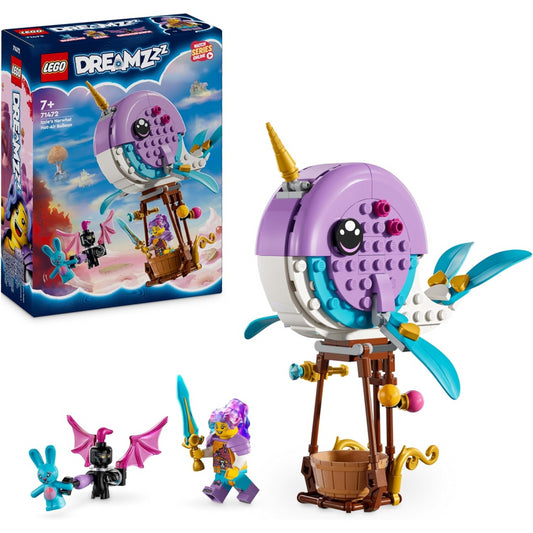 LEGO 71472 DREAMZzz Izzie's Narwhal Hot-Air Balloon  Building Set