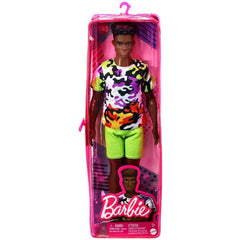 Barbie Ken Fashionistas Doll #123 Camo Shirt Green Shorts & Silver Sneakers