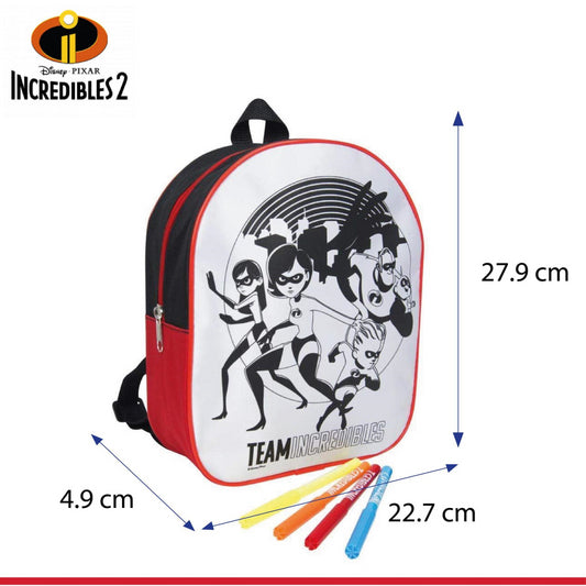 Incredibles Colour Your Own Backpack - Maqio