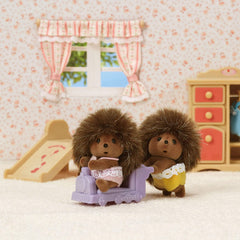 Sylvanian Families Hedgehog Twins For Dollhouse Playset