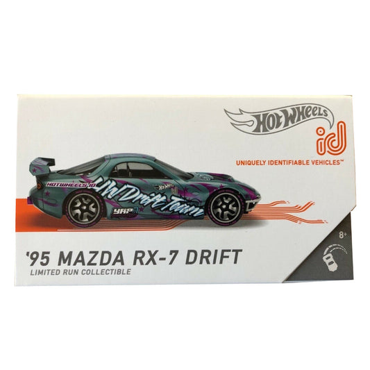 Hot Wheels iD Limited Run Collectible '95 Mazda RX-7 Drift 1:64 Vehicle