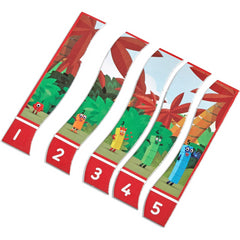 Learning Resources Number Blocks Sequencing Puzzle Set 50pcs