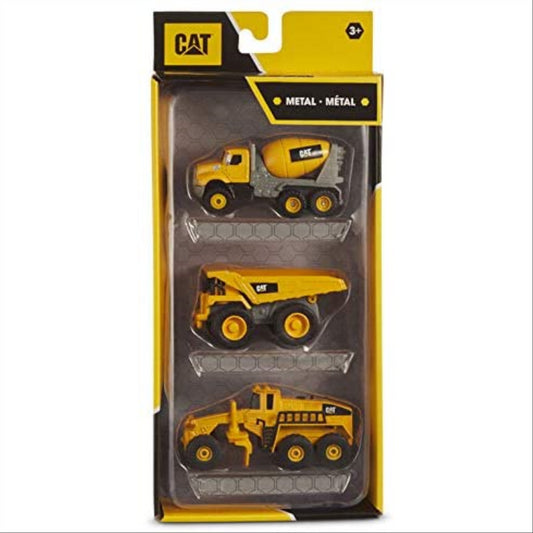 Caterpillar Machines Cat Metal 3 Pack  Assortment