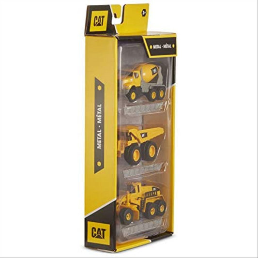 Caterpillar Machines Cat Metal 3 Pack  Assortment