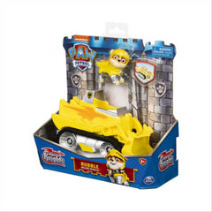 Paw Patrol Rescue Knights Deluxe Vehicle & Action Figure - Rubble