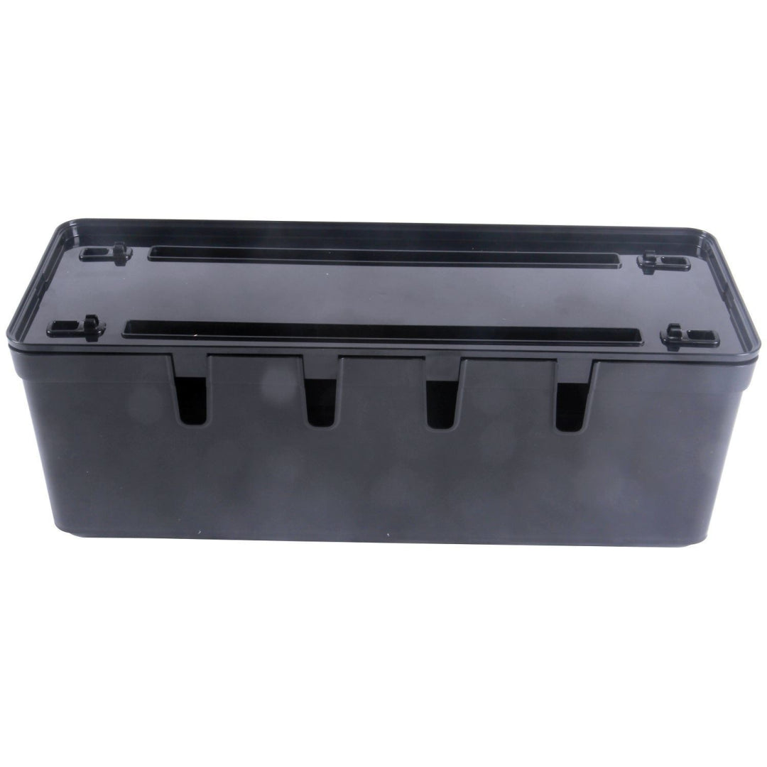 Maqio Polypropylene IML Print Cable Tidy Box - Matte Black - Maqio