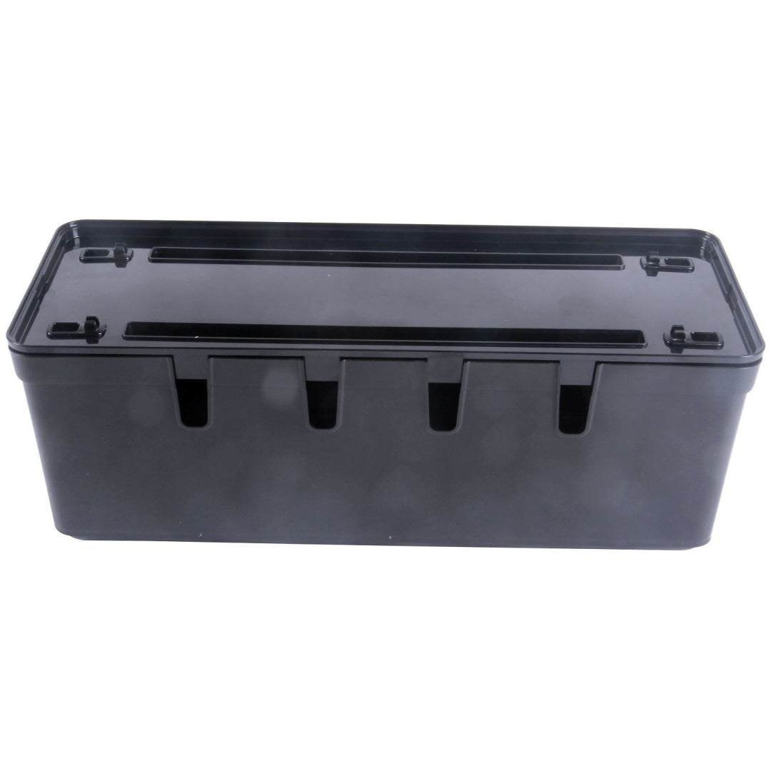 Maqio Polypropylene IML Print Cable Tidy Box - Shiny Black - Maqio