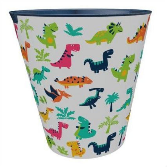 Maqio IML Print DINOSAUR Plastic Waste Storage Rubbish Bin Bucket Basket Office - Maqio