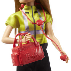 Barbie Paramedic Doll Petite Brunette 30cm Role-play Clothing & Accessories