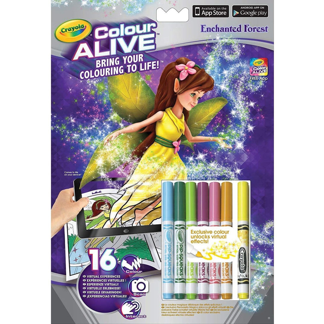 Crayola-Colour Alive Enchanted Forest - Maqio