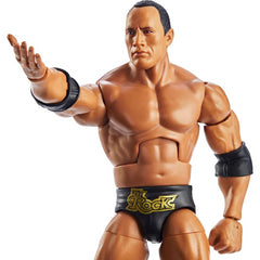 WWE Elite Collection Wrestlemania Build-a-Figure The Rock and Gene Okerlund Figure