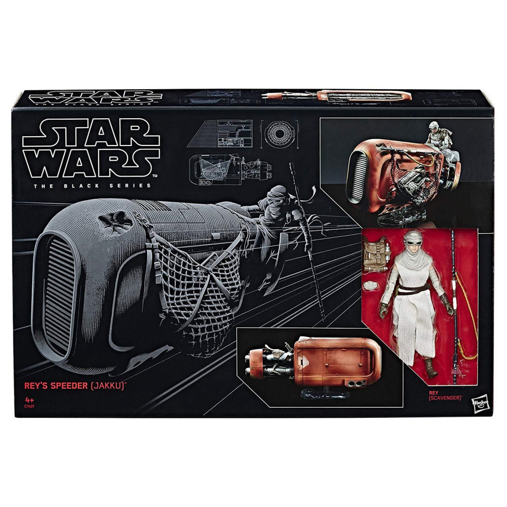 STAR WARS The Black Series Rey’s Speeder Jakku Figure - Maqio