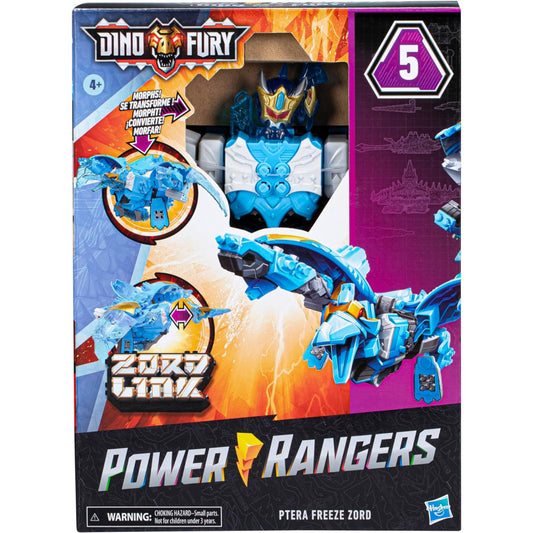 Power Rangers Dino Ptera Freeze Robot with Zord Link