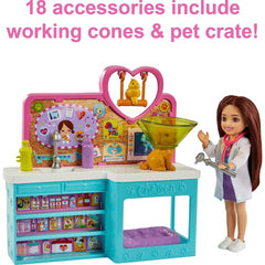 Barbie Chelsea Doll Pet Vet Playset with Doll