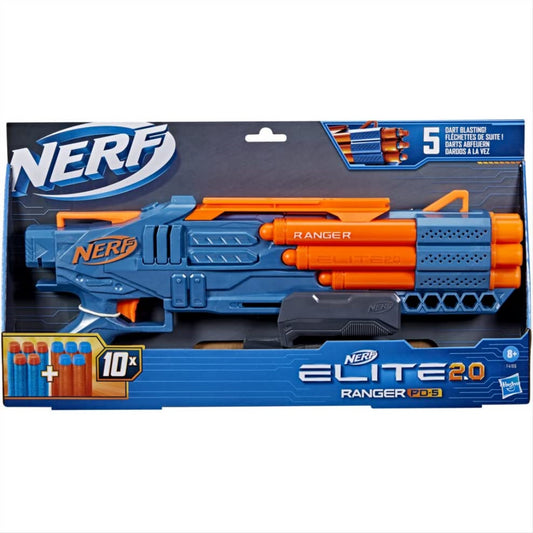 Nerf Elite 2.0 Ranger PD-5 Blaster with 5 Barrel Blasting & 10 Nerf Elite Darts