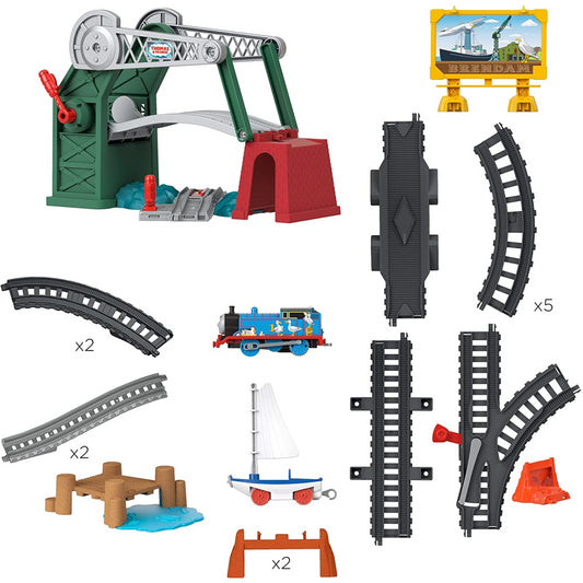 Thomas & Friends Bridge Lift Thomas & Skiff GWX09