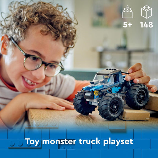 LEGO City 60402 Blue Monster Truck Toy Vehicle Set