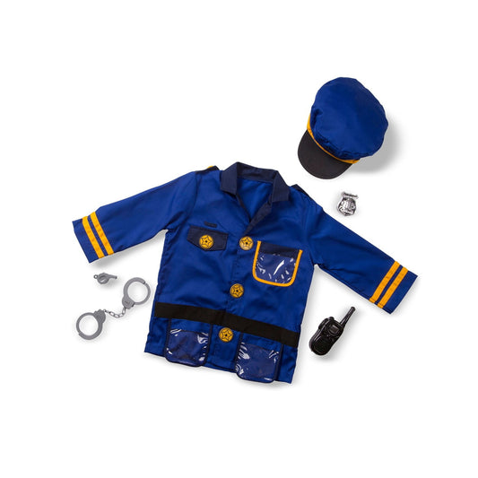 Melissa & Doug Police Officer Unisex CostumeAges 3 to 6