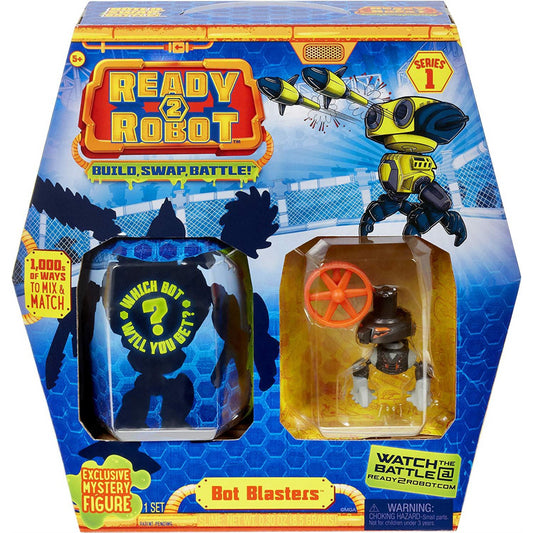 Ready2Robot Bot Blasters, Style 3 (BLACK & ORANGE) - Maqio