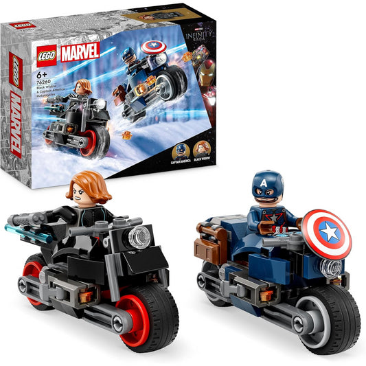 LEGO 76260 Marvel Avengers Black Widow & Captain Americas Motorcycles