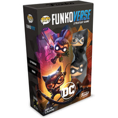 Funko Funkoverse Extension DC Comics Super Heroes Board Game and 2 Characters