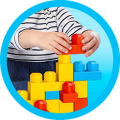 MEGA Bloks Pull Along Lil Puppy and Rope Pre-School Toy