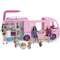 Barbie Dream Camper Playset Transforming Van & Fold Out Campsite & Pool