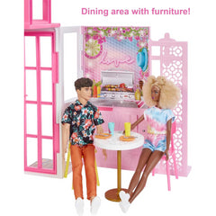 Barbie Dollhouse Fully Furnished 2 Level Playset