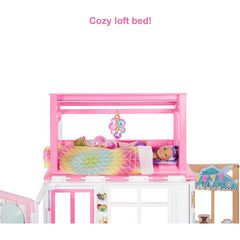 Barbie Dollhouse Fully Furnished 2 Level Playset