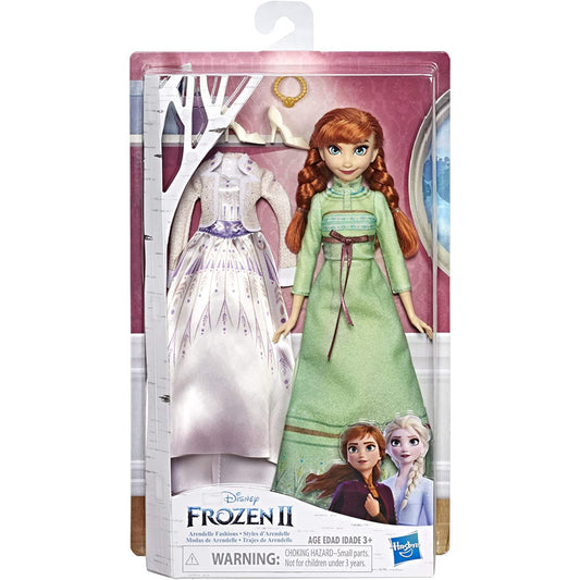Disney Frozen 2 Arendelle Fashions Anna Fashion Doll with 2 Outfits