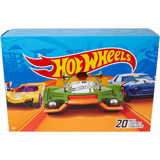 Hot Wheels Set of 20 1:64 Scale Toy Trucks and Cars