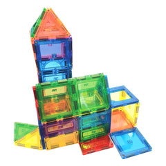 Norma 46 Piece Magnetic Shaped Tiles STEM Toy Set (NOT IN RETAIL PACKAGING)