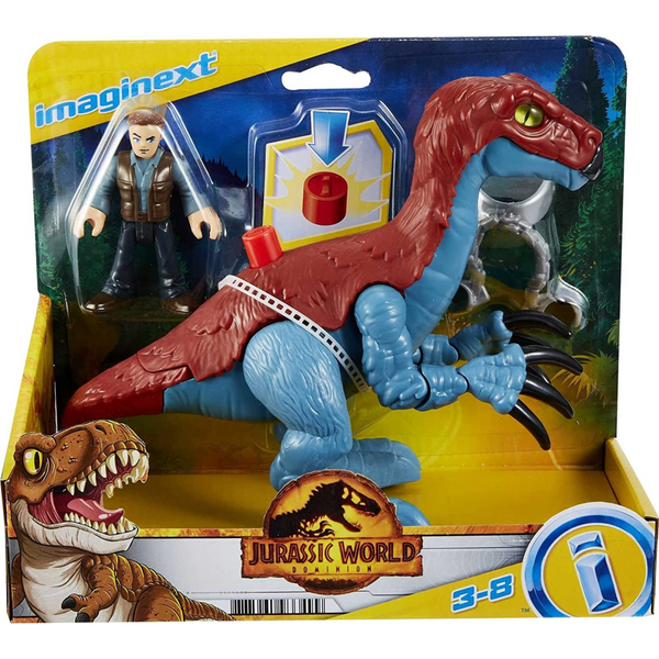 Imaginext Jurassic World Action Figure Therizinosaurus Owen