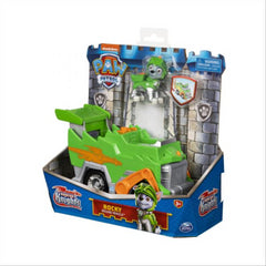 Paw Patrol Rescue Knights Deluxe Vehicle & Action Figure - Rocky
