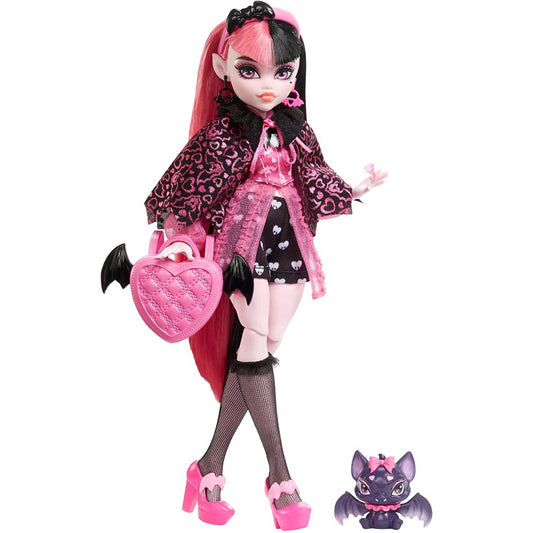 Monster High Doll and Pet Bat Posable Fashion Doll - Draculaura