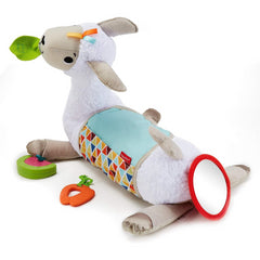 Fisher-Price Llama Baby Toy Grow-with-Me Tummy Time Llama Plush