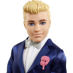 Barbie Fairytale Ken Groom Doll Wearing Suit and Shoes with 5 Accessories