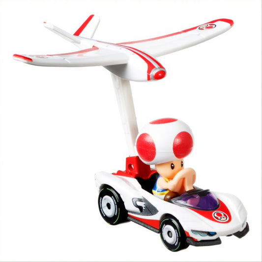 Hot Wheels Mario kart Glider Toad Vehicle