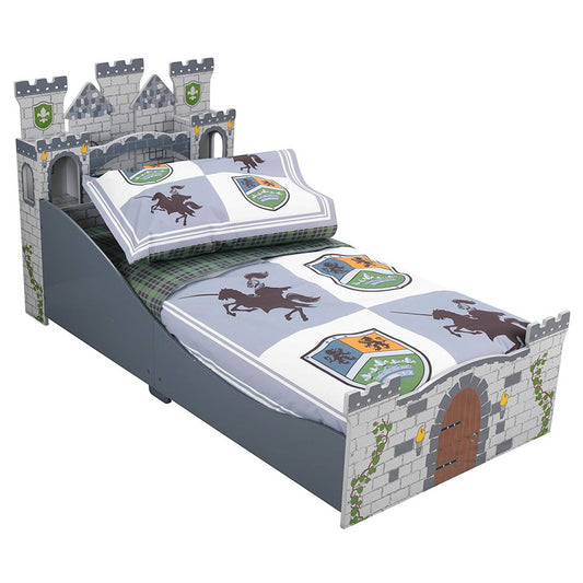 KidKraft Knights & Shields Toddler Bedding Duvet and Pillowcase - Maqio