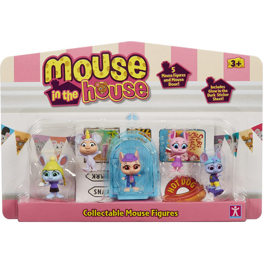Mouse in The House Millie & Friends 5 Pack Collectable Toys Figures