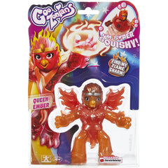 Goozonians Hero Soft Squishy Stretchy Gooey Figure - Queen Ember