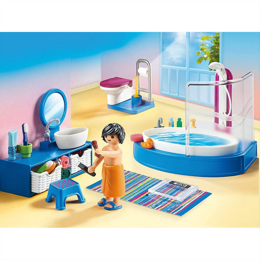 Playmobil 70211 Dollhouse Furnished Bathroom Playset