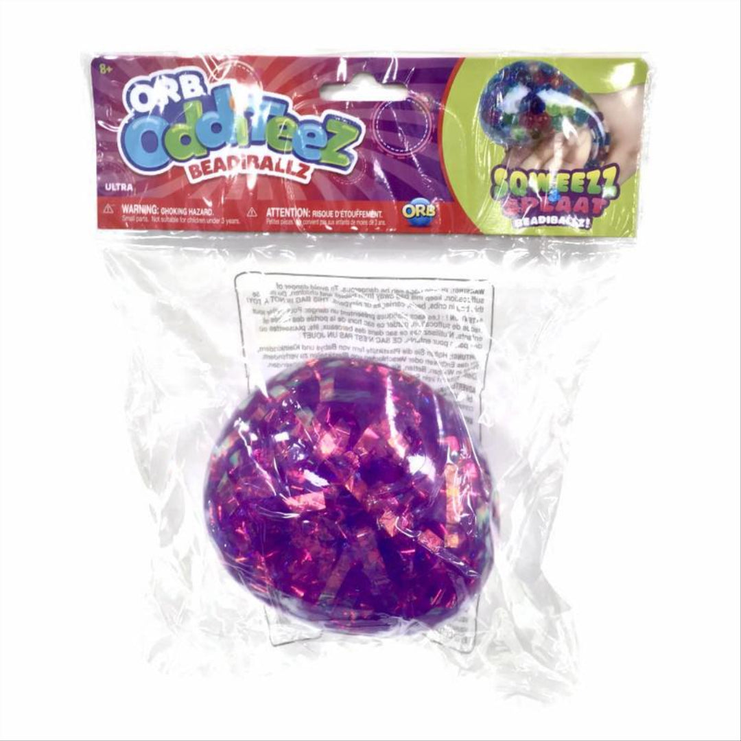 Orb Odditeez BeadiBallz Ultra Sparkle Ribbon Purple - Maqio