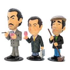 Only Fools and Horses Bobble Head Vinyl 6 Inch Figures Set of 3 - Del Boy, Trigger, Boycie